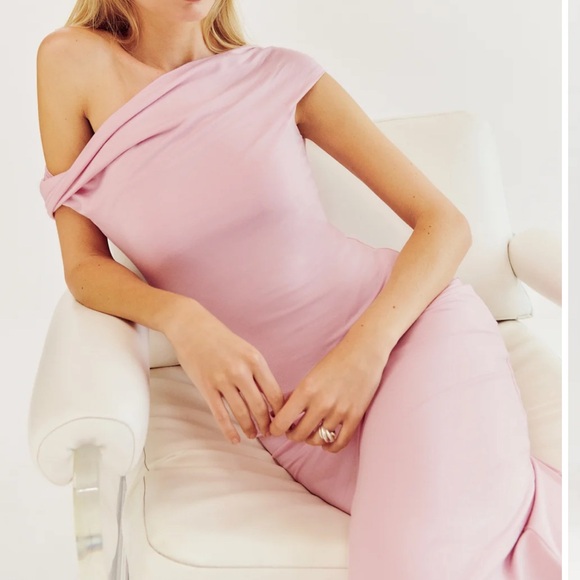 Reformation Jamen Knit Dress Pink - Size XS - Picture 4 of 4